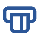 Blue icon with a white 'T' resembling a gavel symbolizing payment processing.