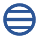 A blue circle with white lines symbolizes efficient POS and credit card solutions.