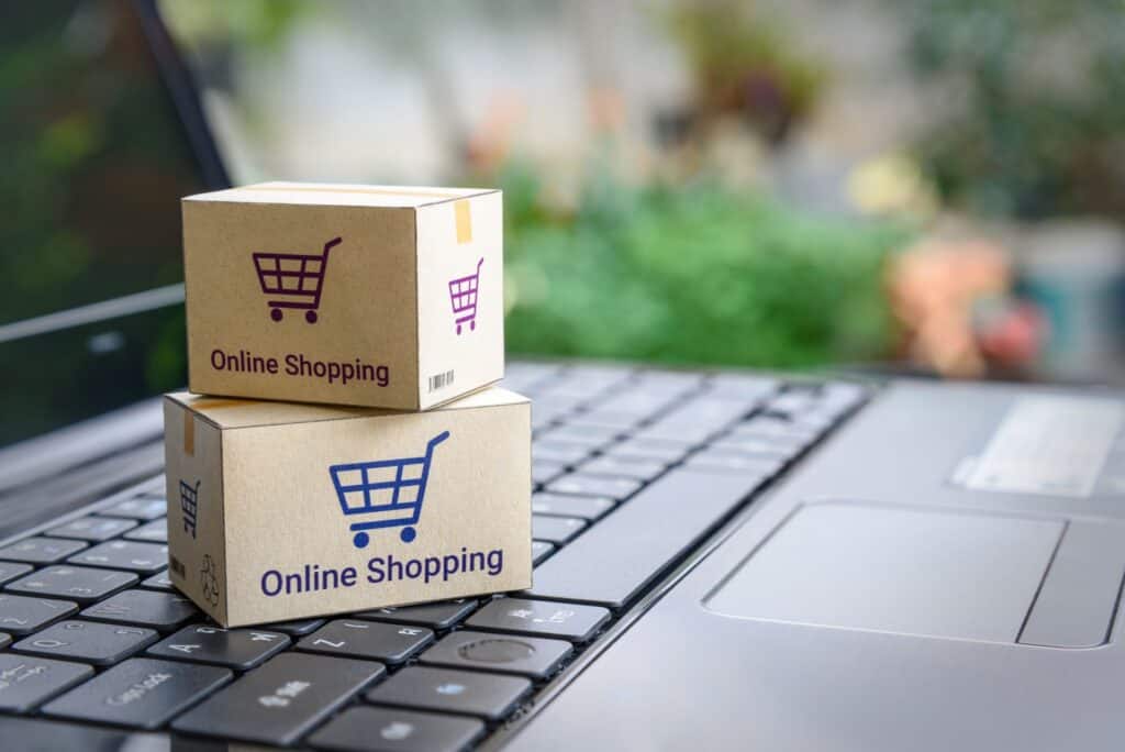 Person makes secure purchase with payment gateways