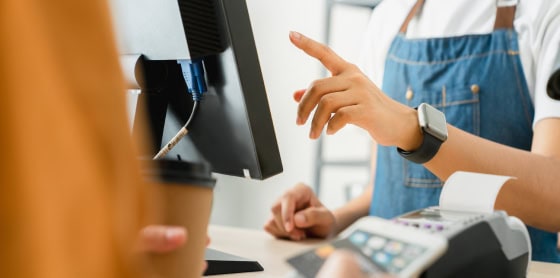 Merchant services demo: POS system with payment gateway; seamless transactions.