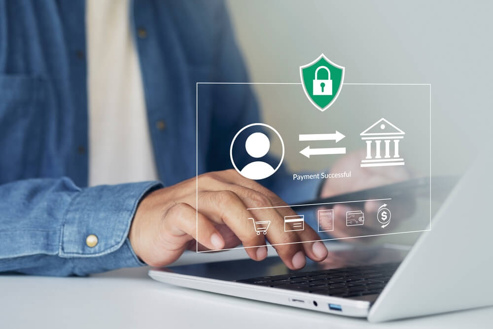 A payment API system allows merchants to securely transmit payment information, capture payment method details, manage recurring payments, and receive clear transaction responses.